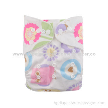 Cheap Diaper Supplier, Breathable and Waterproof TPU and Suede Cloth Inner